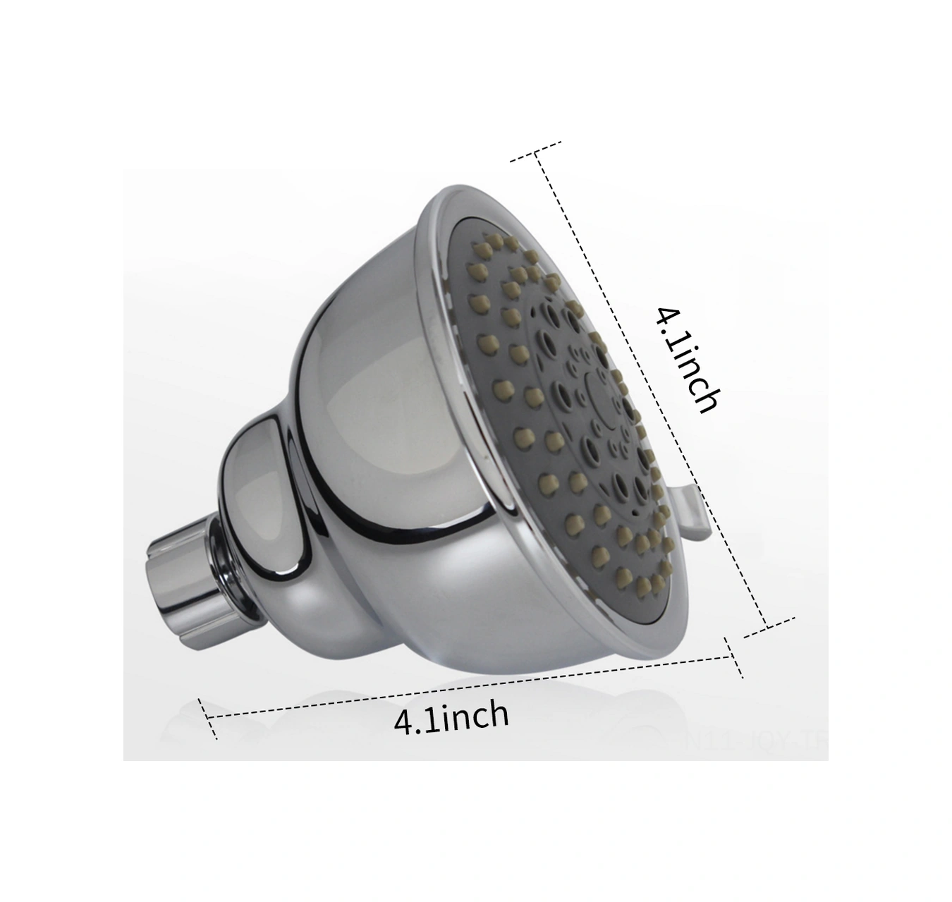 Youmex 4 İnç 5 Fonksiyonlu Yüksek Basınçlı Duş Başlığı - Anti Tıkanıklık Nozüller - G1/2 Bağlantı - Çelik Kaplama Diğer