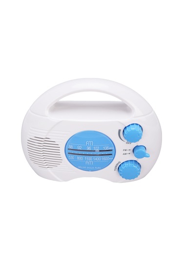 Xindoker Mavi Banyo Radyosu - Am/fm Çift Bantlı, Su Geçirmez, Taşınabilir, Kolay Kullanım, Elektronik Tünleme Diğer