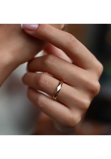 İnce Prizma Yüzük