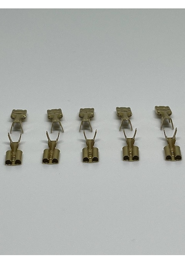 10 Adet 4,8 Mm Dişi Fiş Tırnaksız Terminal Kablo Ucu Sf2d