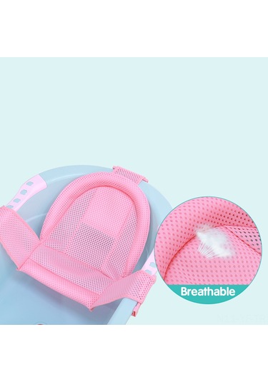 Yifomall Bebek Banyo Filesi - Ayarlanabilir, Yumuşak Ve Kaymaz Mesh Kumaş 0-12 Ay