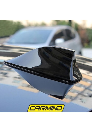 Otomarketin Carmind Elektirikli Köpek Balığı Shark Anten Siyah