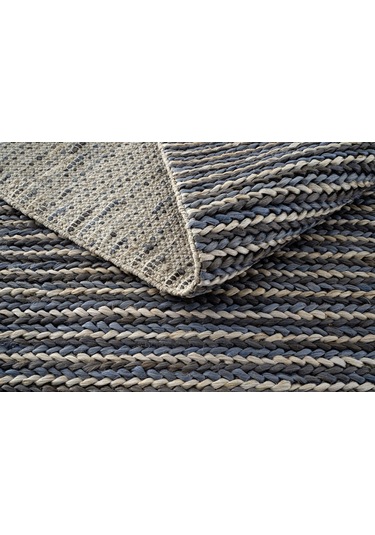 Netra C-1512 Navy Multy Xw El Dokuma Naturel Jüt Hasır Halı
