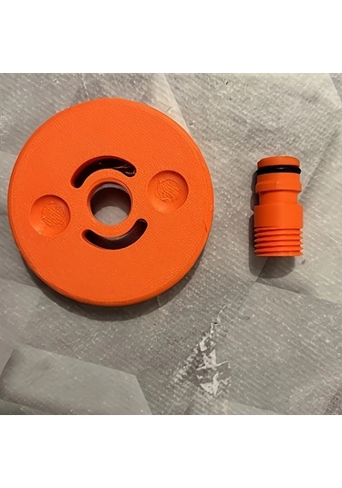 Fochsia Portakal Sku Sızdırmaz Karavan Su Tankı Adaptörü Mavi Sap Turuncu Bağlantı