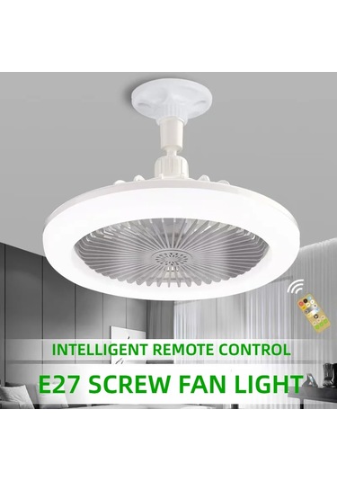 Yeni Tam Ev Fan Işığı Yatak Odası Küçük Restoran Sessiz Büyük Beyaz