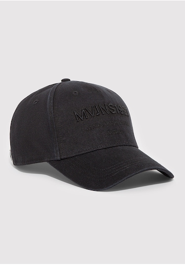 Mavi - Nakışlı Siyah Şapka 0911807-900 Siyah