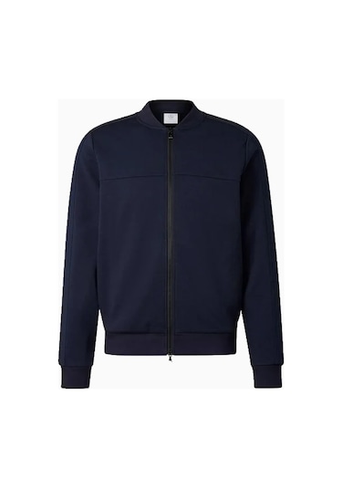 Bogner Lennox Jersey Lüks Sportif Stil, Erkek Ceket Lacivert