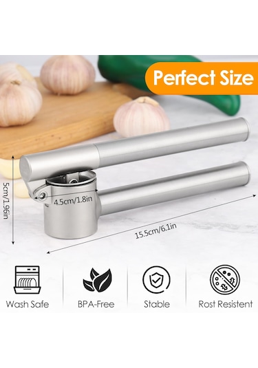 Lichen Diealles Paslanmaz Çelik Sarımsak Presi Sarımsak