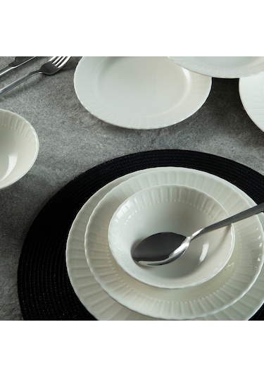 Tulu Porselen Safir 24 Parça 6 Kişilik Yemek Takımı