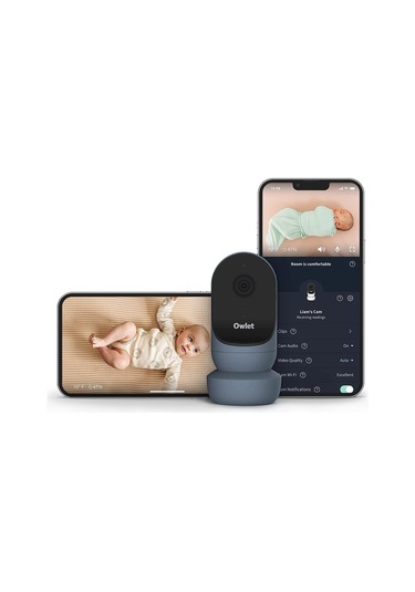 Owlet Cam 2 - Kameralı Ve Sesli Video Bebek Monitörü - Uyku Zamanı Mavisi