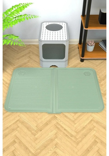 Genel Tedarik Kedi Köpek Tuvalet Mama Altı Matı Silikon