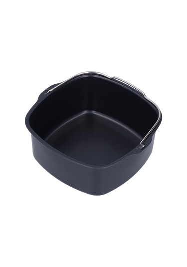 Shineyee 22cm Kare Kek Kalıbı - Hd9925/hd9860/hd9905/01 Hava Fritözü Aksesuarı, Yemek Grubu Demir, Yıkama Makinesine Uygun, Fırın Malzemesi Diğer