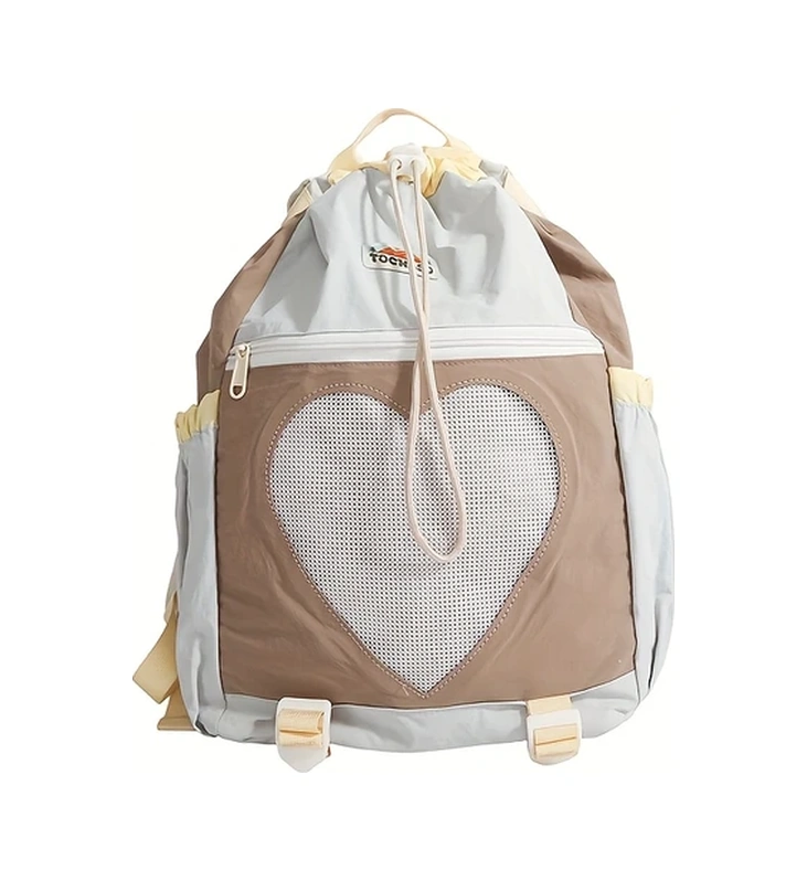 Elmpaly Gri Hafif Hızlı Kuruma Sırt Çantası Büyük Kapasiteli Ayarlanabilir Askı Gri