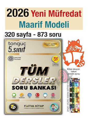 5. Sınıf 2026 Tüm Dersler Soru Bankası Maarif Model