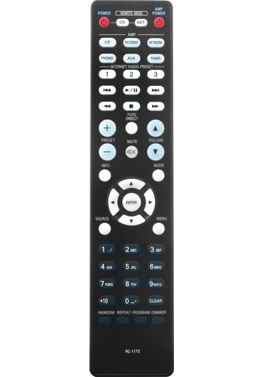 Crackedice Denon Ev Sineması Uzaktan Kumandası Rc-1173 Rc 1173 Rc-1197