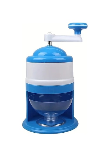 Fochsia Mavi Manuel Buz Kıyma Makinesi - Dondurmalar Smoothieler Ve Partiler İçin Mükemmel