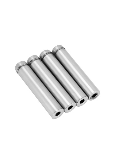 Springsun Stahl Çelik Cam Sabitleyici Çivi Seti - 4 Adet 12x60mm - Rustsuz, Kolay Kurulum, Cam Dekorasyonu Ve Duvar Sabitleme İçin Diğer