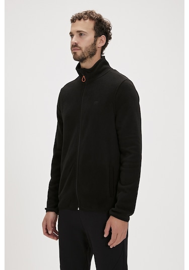 Bad Bear Bowie Full-zip Siyah Fermuarlı Erkek Polar Sweatshirt-siyah Siyah