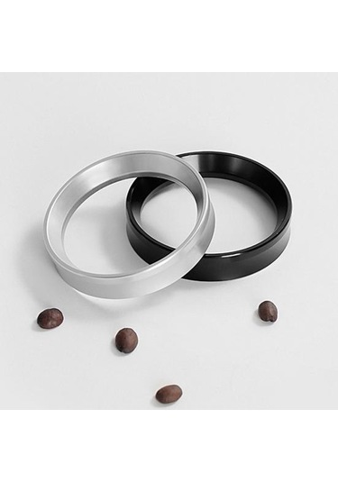 Siyah 4 Mıknatıslı Huni, Dökülmeyi Önleyen, Dağınıklık Önleyici Bira Barista Onaylı Espresso Aracı 53mm