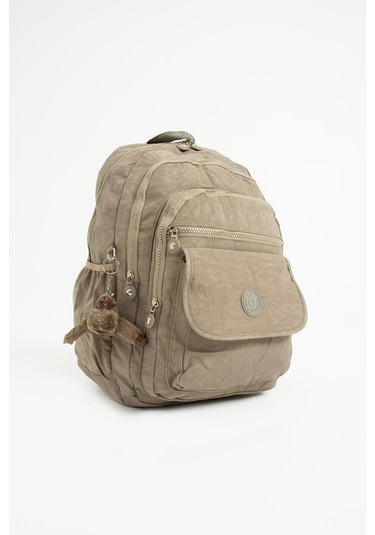 Ultra Hafif Çok Cepli Su Geçirmez Sırt Çantası Unisex Vizon Model: 571-2a - Vizon