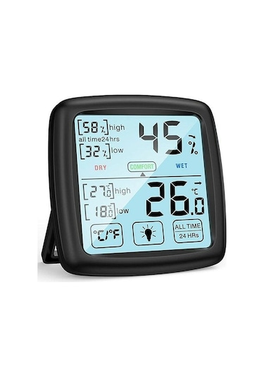 Loyka TST Dokunmatik Sıcaklık ve Nem Ölçer