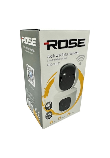 Rose Ahd-30150 İç Ortam Akıllı Wireless Kamera 360derece Hareketli Çift Kameralı
