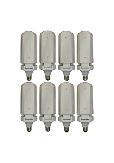 8 Adet Sorti 30w 270w Beyaz Işık E27 Duylu Kalın Duy Led Pervane Ampul