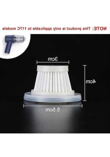 Novahub Lt-117 Süpürge Hepa Filtresi 117c/117cd/117cg İçin Yıkanabilir 5 Adet Filtre, Araba Elektrikli Süpürge Aksesuarı 5 Pcs