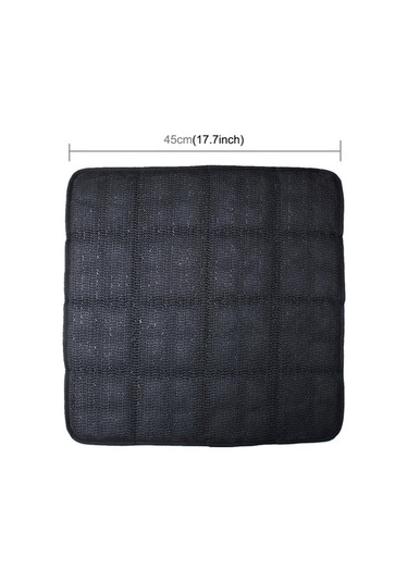 Wondernest Evrensel Nefes Otomatik Buz Karışımlı Koltuk Örtüsü Yastık Pedi Siyah