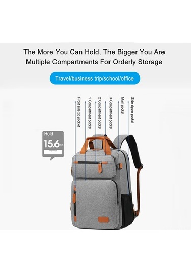 Novahub Büyük Kapasiteli Su Geçirmez Sırt Çantası - 15.6 Laptop Çantası, Seyahat Ve İş İçin Ergonomik Tasarım Kırmızı, Çoklu Bölümlü Depolama Kırmızı