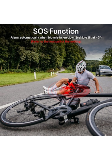 Lemestar Bisiklet Ve Elektrikli Araç Anti-kaçırma Alarmı: Ip65 Su Geçirmez, Titreşim Algılama, 3 Ses Seçeneği, Uzaktan Kumanda İle Sf22r