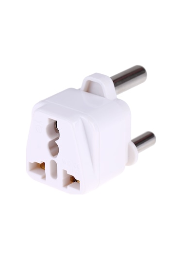 Taşınabilir Evrensel Soket - Büyük Güney Afrika Fiş Güç Adaptörü Seyahat Şarj Cihazı Beyaz
