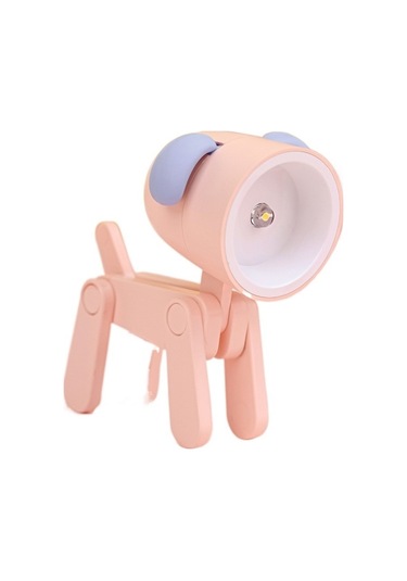 Soulader Katlanabilir Masaüstü Led Lamba Işık Ayarı Çalışma Odası Aydınlatma Pembe