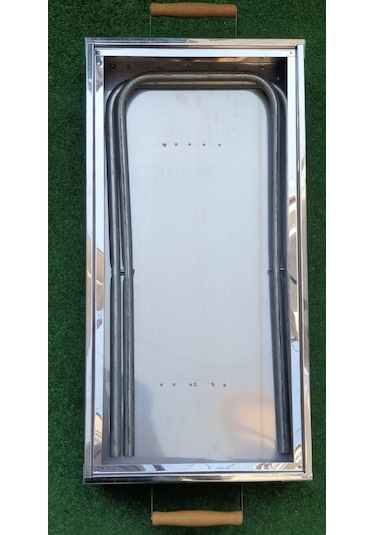 Paslanmaz Katlanabilir Ayaklı Mangal 50 Cm