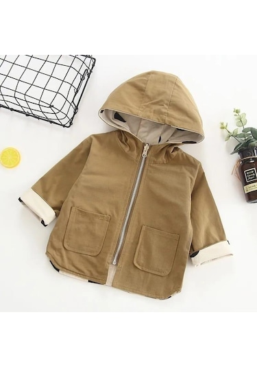 Modavals Kız & Erkek Çocuk Puantiyeli Çift Taraflı Açık Krem& Kahverengi Yağmurluk 489756230 Kahverengi Modavals Kız & Erkek Çocuk Puantiyeli Çift Taraflı Açık Krem& Kahverengi Yağmurluk 489756230 Kahverengi