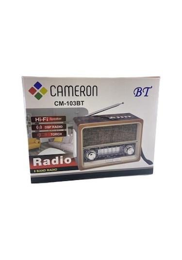 Cameron CM-103BT Nostaljik Fenerli Portatif Radyo