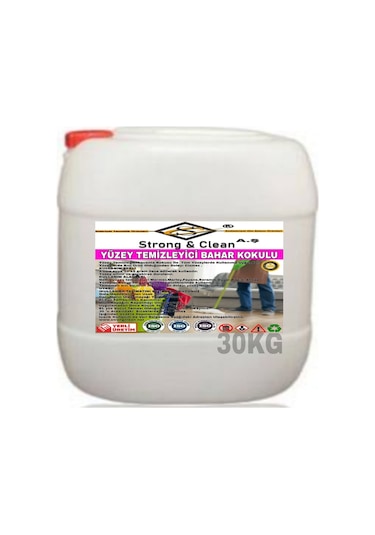 Strong&Clean Yüzey Temizleyici Bahar Kokulu 30 KG