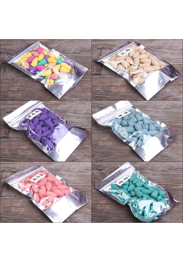 Reedark 6 Farklı Kokulu Sandalwood Tütsü Damlaları Geri Akışlı Tütsü Rahatlatıcı Ve Sakinleştirici 50 Adet Poşetli