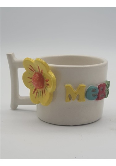 Çiçek Figürlü İsimli Fincan Mug