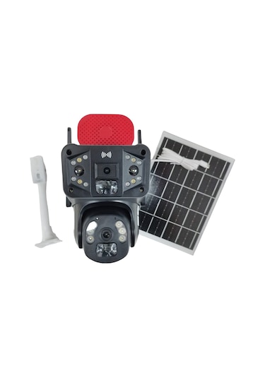 Avenir Av-s427 Modeli 4g 6mp Dual Lens Güneş Panelli Solar Kamer