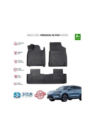 Byd Seal Araca Özel 3d Paspas 2024 2025 2026 2027