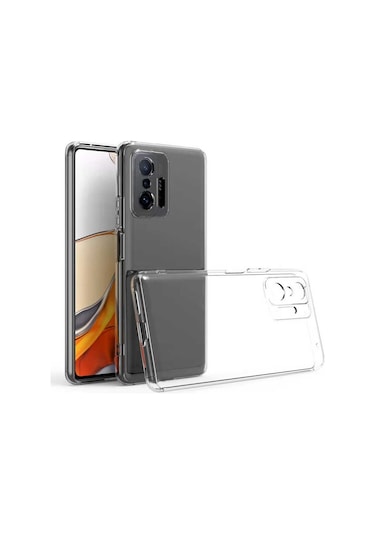 Xiaomi Mi 11T Pro 5G Kılıf Lens Kamera Korumalı Lüx Şeffaf Kapak