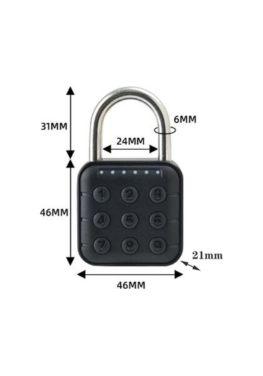 Pazly Suntek Spor Şifreli Kilit Kabini İçin Dayanıklı Çinko Çit Pt