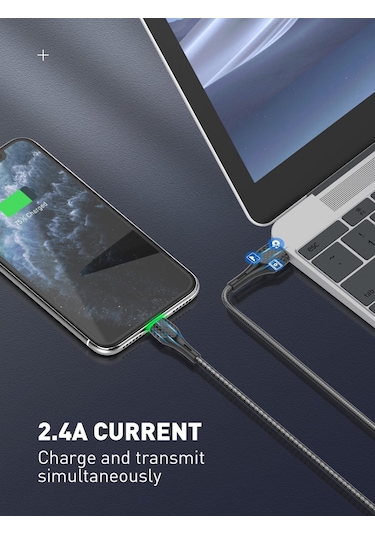 Ldnıo LS522 Usb To Type-c Şarj Kablosu