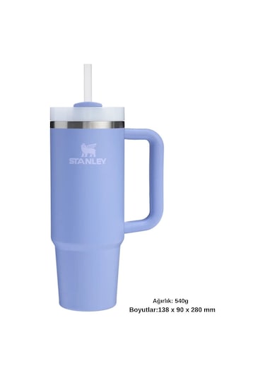 Stanley Quencher H2.o Flowstate Tumbler Pipetli Termos 0.8l Pipetli Matara Lila