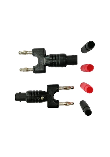 Suntek Bnc Dişi Fiş - İki Banana Jack Soket Adaptörü Yedek