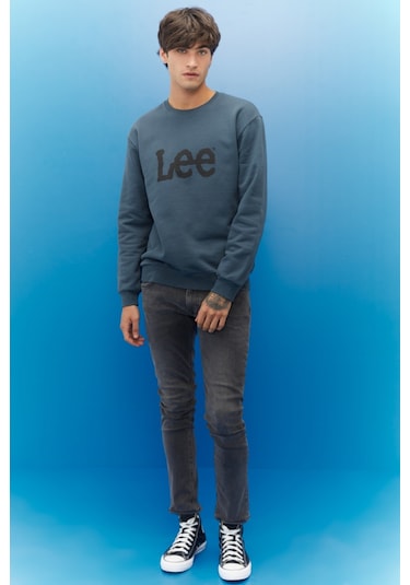 Lee Regular Fit Normal Kesim %100 Pamuk Sıfır Yaka Sweatshirt L80X003 Çok Renkli Lee Regular Fit Normal Kesim %100 Pamuk Sıfır Yaka Sweatshirt L80X003 Çok Renkli