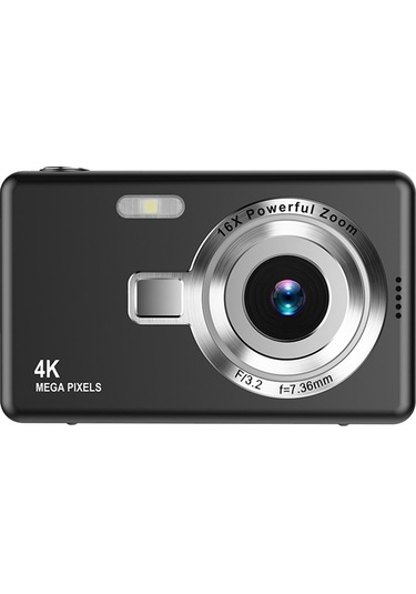 4k Dijital Kamera Vlogging Kamera İçin Kompakt Cep Kamera Vintage Dijital Seyahat Kamera