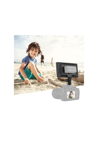 Profesyonel Kamera Fotoğrafçılığı Led Video Işığı Siyah 416 Led Siyah