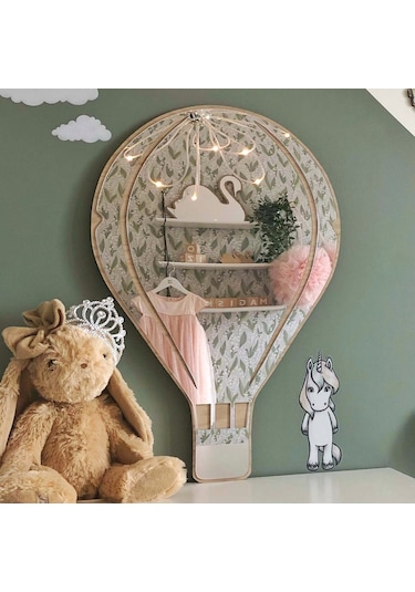 Hdrlazerdizayn Sıcak Hava Balonu Model Pleksi Ayna Çok Renkli
